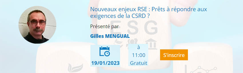 bannière Nouveaux enjeux RSE : Prêts à répondre aux exigences de la CSRD ?