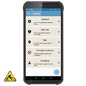 ATTENDANCE - VIGICOM _ Smartphone PTI évolué IP68 avec GPS et localisation intérieur Vigicom® ATI-3540IP